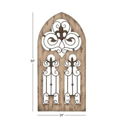 Flash Sale π 50" Brown Rustic Metal & Wood Arched Gate Wall Décor by Ivory and Iris π€© 12 Flash Sale π 50" Brown Rustic Metal & Wood Arched Gate Wall Décor by Ivory and Iris π€© -Cheap Ivory and Iris Store D365309S 6