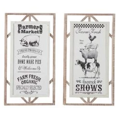 Top 10 ❤️ White Wood Farmhouse Wall Décor Sign Set by Ivory and Iris 😉