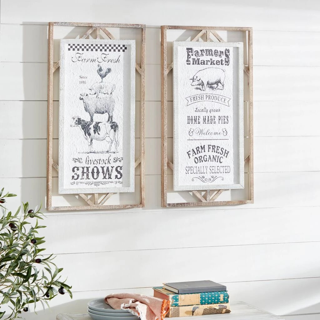 Top 10 β€οΈ White Wood Farmhouse Wall Décor Sign Set by Ivory and Iris π 6 Top 10 β€οΈ White Wood Farmhouse Wall Décor Sign Set by Ivory and Iris π - Image 6