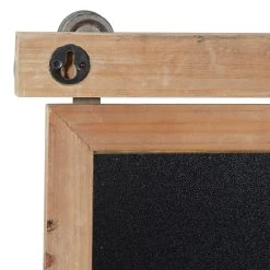 Flash Sale 👏 Brown Wall Mounted Chalkboard by Ivory and Iris 😍 -Cheap Ivory and Iris Store D365317S 5