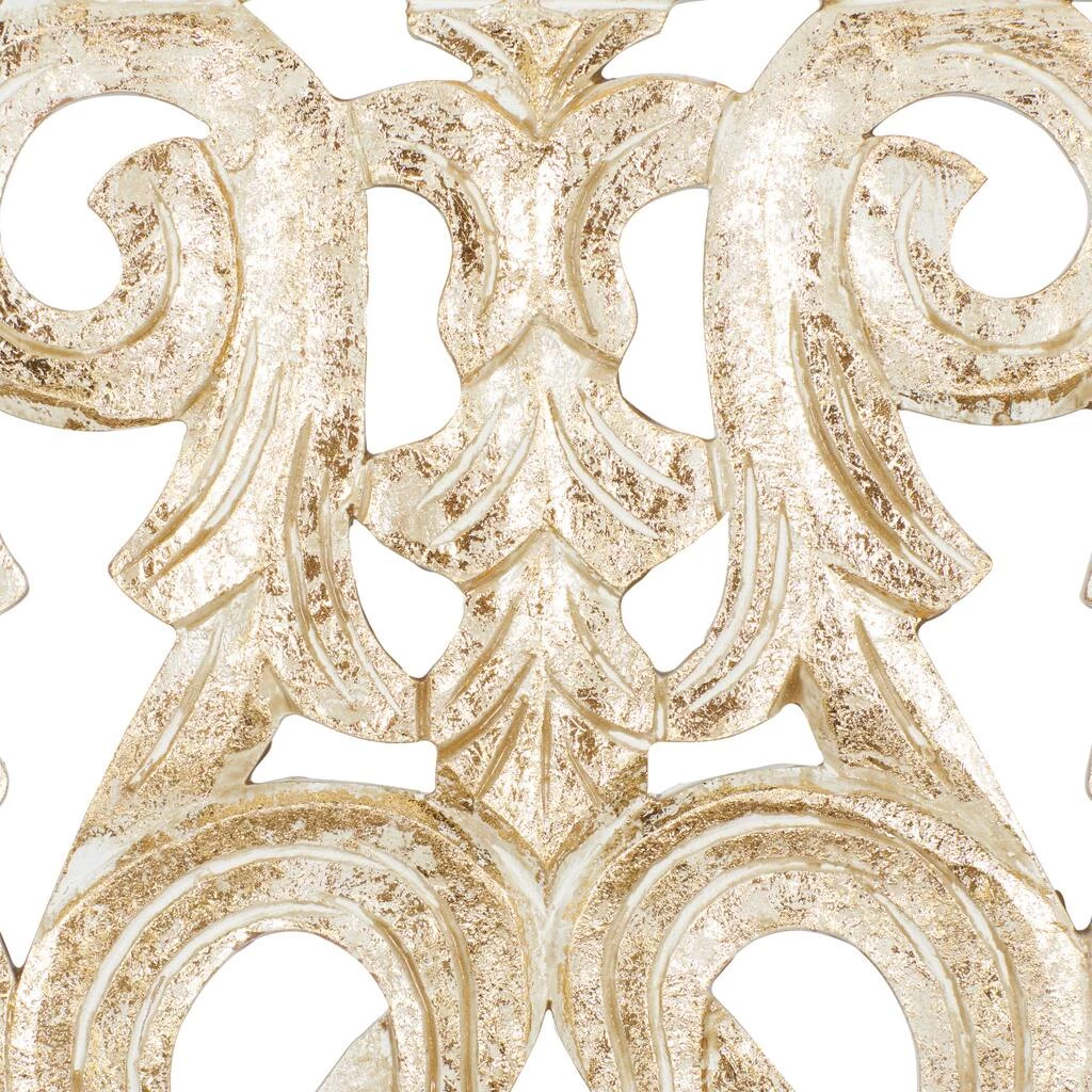 Outlet ⭐ Gold Traditional Ornamental Wood Wall Décor by Ivory and Iris ⭐ 4 Outlet ⭐ Gold Traditional Ornamental Wood Wall Décor by Ivory and Iris ⭐ - Image 4