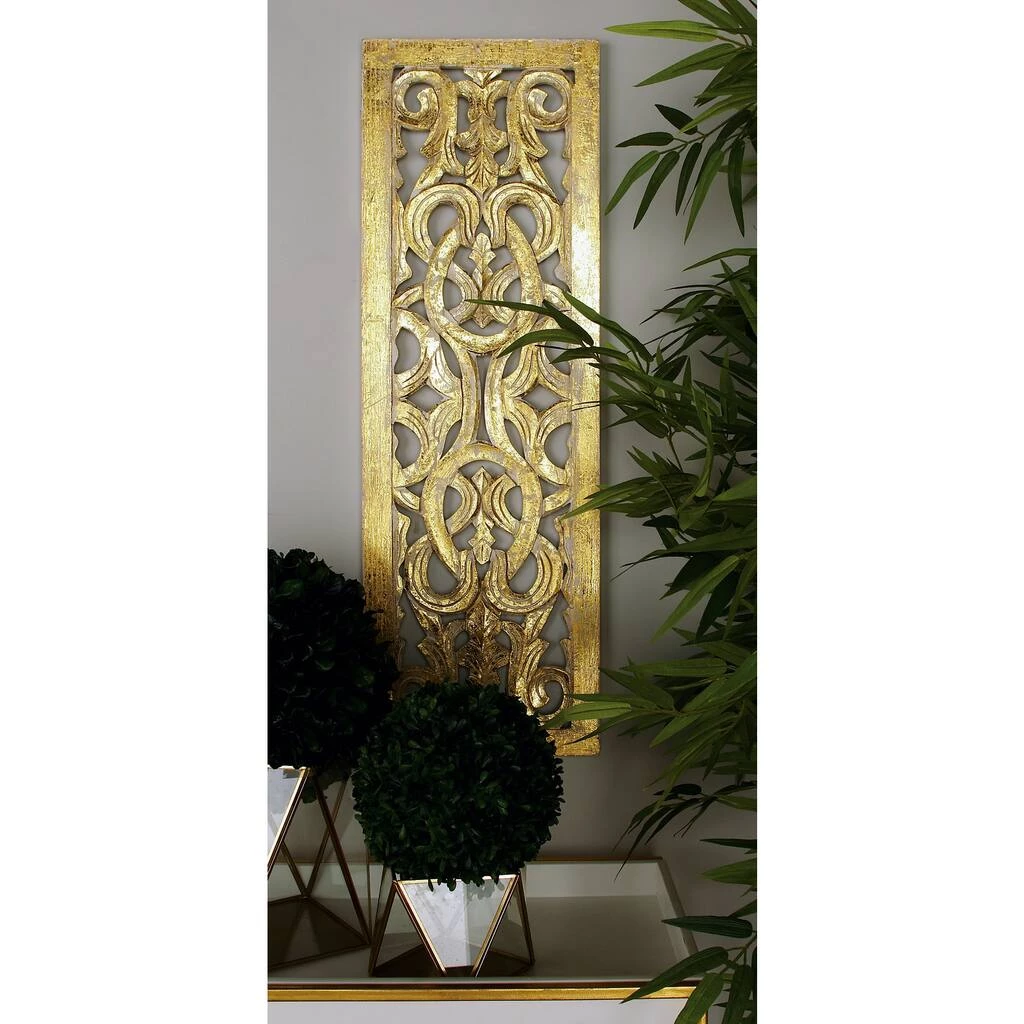 Outlet ⭐ Gold Traditional Ornamental Wood Wall Décor by Ivory and Iris ⭐ 7 Outlet ⭐ Gold Traditional Ornamental Wood Wall Décor by Ivory and Iris ⭐ - Image 7