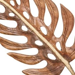 Cheapest 💯 Brown Mango Wood Coastal Leaf Wall Décor Set by Ivory and Iris 🔥 11 Cheapest 💯 Brown Mango Wood Coastal Leaf Wall Décor Set by Ivory and Iris 🔥 -Cheap Ivory and Iris Store D365326S 4