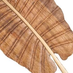 Cheapest 💯 Brown Mango Wood Coastal Leaf Wall Décor Set by Ivory and Iris 🔥 12 Cheapest 💯 Brown Mango Wood Coastal Leaf Wall Décor Set by Ivory and Iris 🔥 -Cheap Ivory and Iris Store D365326S 5