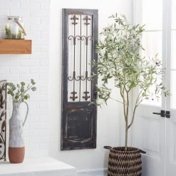 Flash Sale 🛒 57" Brown Traditional Metal & Wood Wall Décor by Ivory and Iris 🔥 -Cheap Ivory and Iris Store D365331S 10