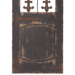 Flash Sale 🛒 57" Brown Traditional Metal & Wood Wall Décor by Ivory and Iris 🔥 -Cheap Ivory and Iris Store D365331S 6