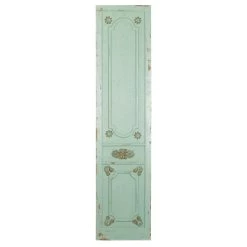 Deals 👍 78" Green Farmhouse Floral Wood Wall Décor by Ivory and Iris 🤩