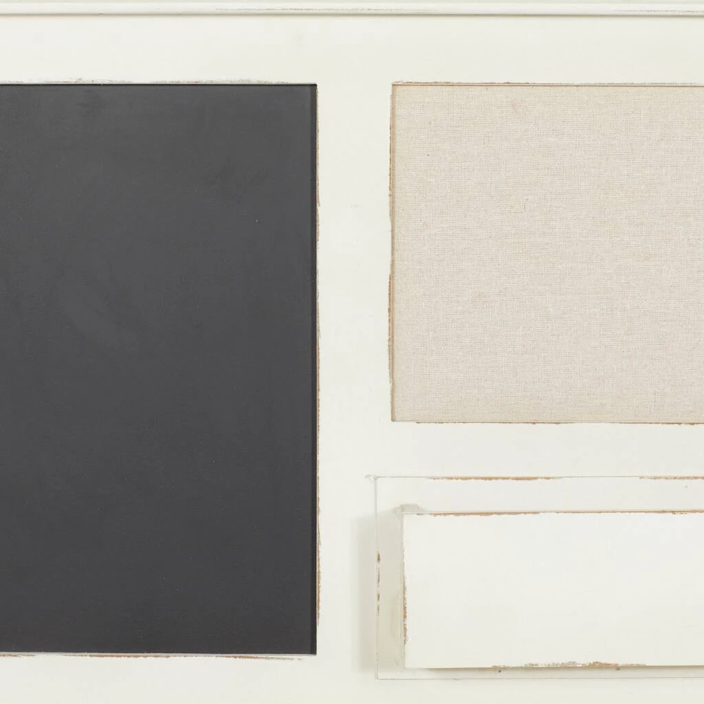 Wholesale ✨ White Wooden Memo Board Shelf with Hooks by Ivory and Iris 🌟 2 Wholesale ✨ White Wooden Memo Board Shelf with Hooks by Ivory and Iris 🌟 - Image 2