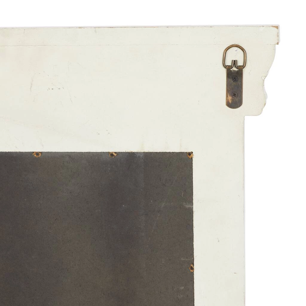 Wholesale ✨ White Wooden Memo Board Shelf with Hooks by Ivory and Iris 🌟 5 Wholesale ✨ White Wooden Memo Board Shelf with Hooks by Ivory and Iris 🌟 - Image 5