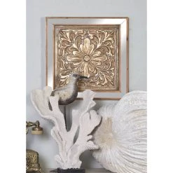Deals 💯 Brown & Silver Metal Glam Floral Wall Décor Set by Ivory and Iris 🎉 -Cheap Ivory and Iris Store D365336S 6