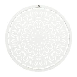 Outlet 👍 36" White Traditional Floral Wood Wall Décor by Ivory and Iris ✔️ -Cheap Ivory and Iris Store D365339S 6