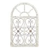Best reviews of 😀 46" White & Brown Rustic Metal & Wood Arched Gate Wall Décor by Ivory and Iris 😍