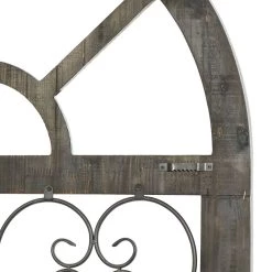 Best reviews of π 46" White & Brown Rustic Metal & Wood Arched Gate Wall Décor by Ivory and Iris π 9 Best reviews of π 46" White & Brown Rustic Metal & Wood Arched Gate Wall Décor by Ivory and Iris π -Cheap Ivory and Iris Store D365340S 4