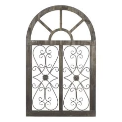Best reviews of π 46" White & Brown Rustic Metal & Wood Arched Gate Wall Décor by Ivory and Iris π 10 Best reviews of π 46" White & Brown Rustic Metal & Wood Arched Gate Wall Décor by Ivory and Iris π -Cheap Ivory and Iris Store D365340S 5