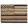 Cheap 😉 Brown Farmhouse American Flag Wood Wall Décor by Ivory and Iris 🧨