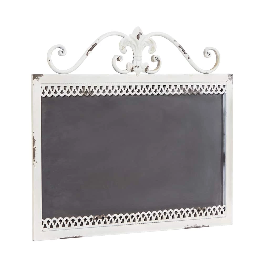 Cheapest βοΈ 22" White Metal Farmhouse Hanging Magnet Board by Ivory and Iris π 4 Cheapest βοΈ 22" White Metal Farmhouse Hanging Magnet Board by Ivory and Iris π - Image 4