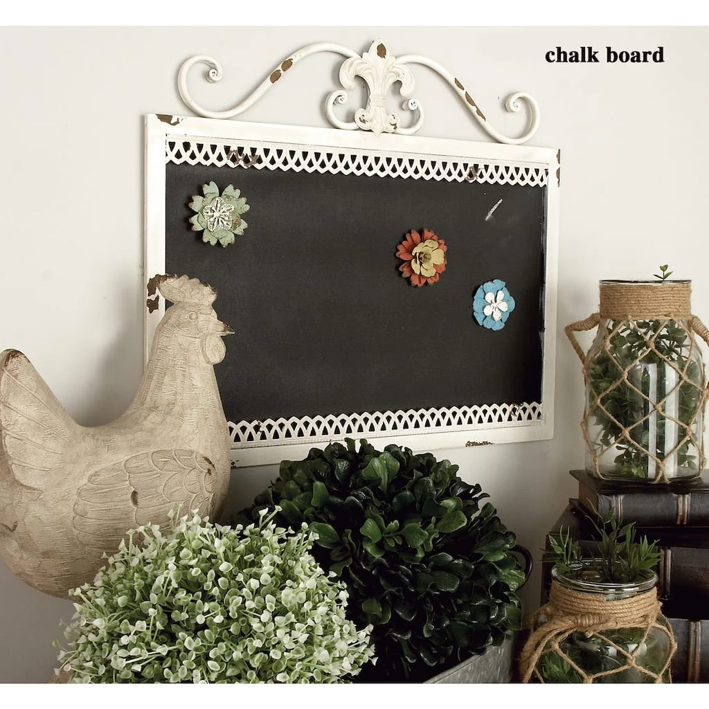 Cheapest βοΈ 22" White Metal Farmhouse Hanging Magnet Board by Ivory and Iris π 8 Cheapest βοΈ 22" White Metal Farmhouse Hanging Magnet Board by Ivory and Iris π - Image 8