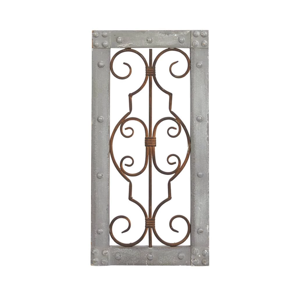 Coupon π 20" Gray Traditional Ornamental Wood Wall Decor by Ivory and Iris π 1 Coupon π 20" Gray Traditional Ornamental Wood Wall Decor by Ivory and Iris π