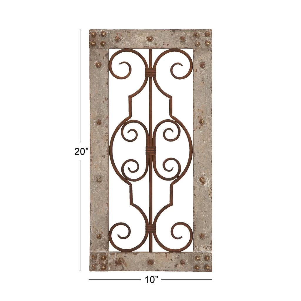 Coupon π 20" Gray Traditional Ornamental Wood Wall Decor by Ivory and Iris π 7 Coupon π 20" Gray Traditional Ornamental Wood Wall Decor by Ivory and Iris π - Image 7