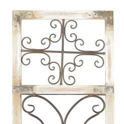 Wholesale 😍 72" Gray Metal Traditional Ornamental Wall Decor by Ivory and Iris 😉 -Cheap Ivory and Iris Store D365376S 3
