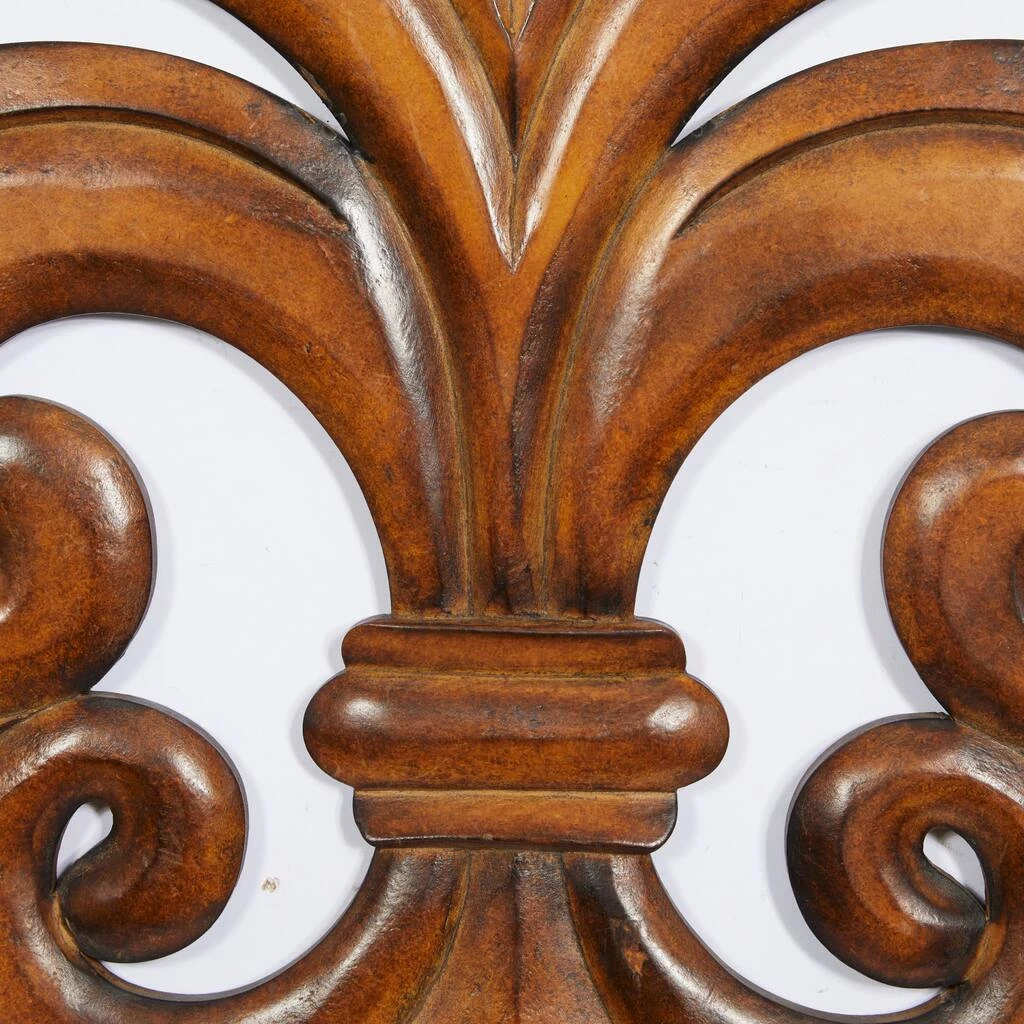 Best Pirce π 24" Brown Traditional Ornamental Wood Wall Decor by Ivory and Iris β 3 Best Pirce π 24" Brown Traditional Ornamental Wood Wall Decor by Ivory and Iris β - Image 3