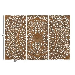 Wholesale 🧨 48" Brown Wood Traditional Wall Decor, 3ct. by Ivory and Iris ❤️ 9 Wholesale 🧨 48" Brown Wood Traditional Wall Decor, 3ct. by Ivory and Iris ❤️ -Cheap Ivory and Iris Store D365382S 4
