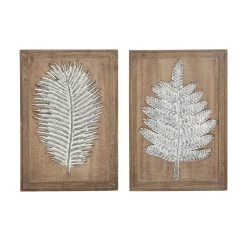 Top 10 🌟 20" Brown Wood Contemporary Floral Wall Decor, 2ct. by Ivory and Iris 😍
