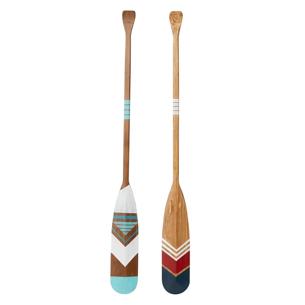 Buy π 55" Brown Wood Coastal Oars Wall Decor, 2ct. by Ivory and Iris π 1 Buy π 55" Brown Wood Coastal Oars Wall Decor, 2ct. by Ivory and Iris π