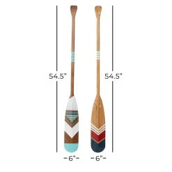 Buy π 55" Brown Wood Coastal Oars Wall Decor, 2ct. by Ivory and Iris π 12 Buy π 55" Brown Wood Coastal Oars Wall Decor, 2ct. by Ivory and Iris π -Cheap Ivory and Iris Store D365387S 7
