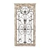 Buy ❤️ 51" White Metal Rustic Ornamental Wall Decor by Ivory and Iris 🥰