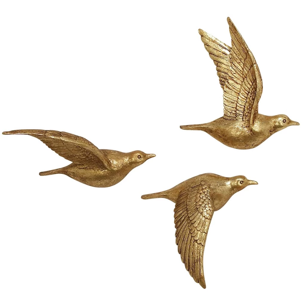 Flash Sale π Gold Polystone Coastal Birds Wall Decor Set by Ivory and Iris β 1 Flash Sale π Gold Polystone Coastal Birds Wall Decor Set by Ivory and Iris β