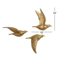 Flash Sale π Gold Polystone Coastal Birds Wall Decor Set by Ivory and Iris β 11 Flash Sale π Gold Polystone Coastal Birds Wall Decor Set by Ivory and Iris β -Cheap Ivory and Iris Store D365390S 5