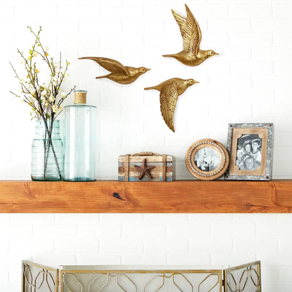 Flash Sale π Gold Polystone Coastal Birds Wall Decor Set by Ivory and Iris β 6 Flash Sale π Gold Polystone Coastal Birds Wall Decor Set by Ivory and Iris β - Image 6