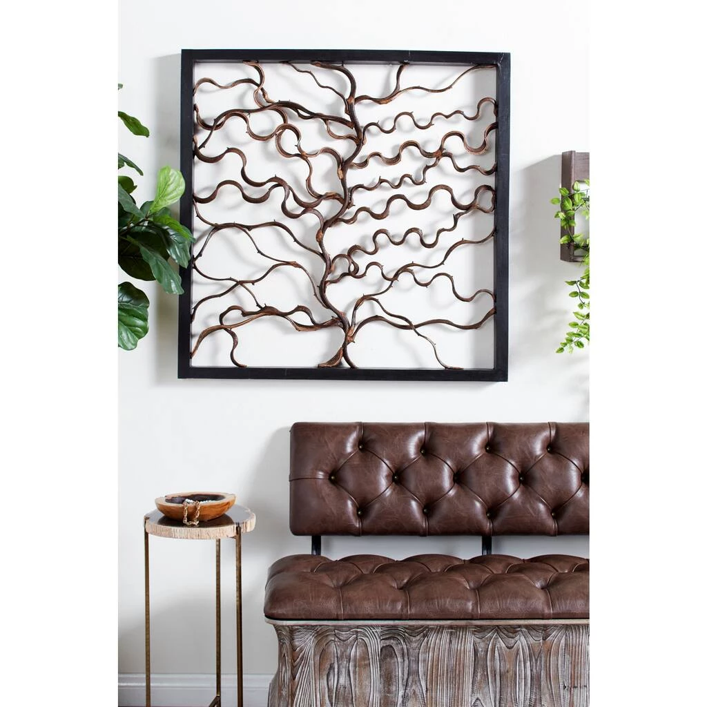 Deals π₯° Brown Tree Teak Wood Rustic Wall Decor Set by Ivory and Iris π 8 Deals π₯° Brown Tree Teak Wood Rustic Wall Decor Set by Ivory and Iris π - Image 8