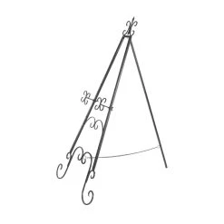 Budget ✨ 49'' Black Iron Traditional Easel by Ivory and Iris ✨ -Cheap Ivory and Iris Store D365403S 4