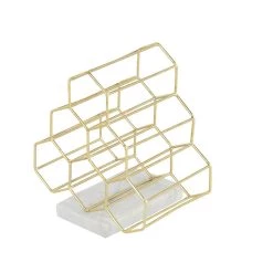Promo π€© 13" Gold Metal Modern Wine Holder Rack by Ivory and Iris π 10 Promo π€© 13" Gold Metal Modern Wine Holder Rack by Ivory and Iris π -Cheap Ivory and Iris Store D365423S 4