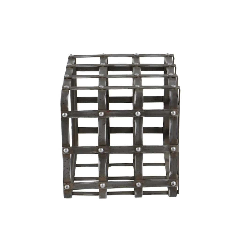 Top 10 ⭐ 16" Black Metal Industrial Wine Holder Rack by Ivory and Iris ⭐ 5 Top 10 ⭐ 16" Black Metal Industrial Wine Holder Rack by Ivory and Iris ⭐ - Image 5