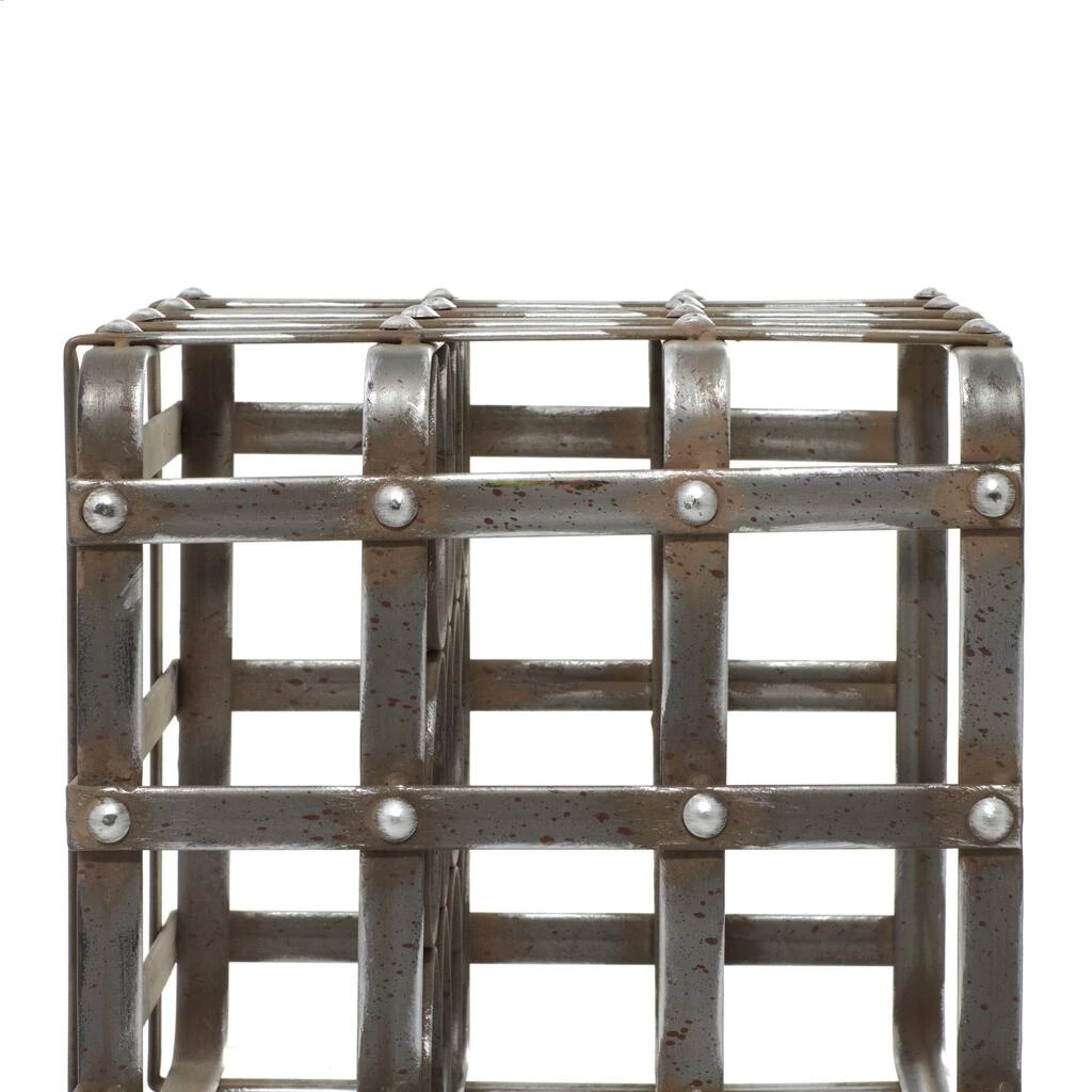 Top 10 ⭐ 16" Black Metal Industrial Wine Holder Rack by Ivory and Iris ⭐ 8 Top 10 ⭐ 16" Black Metal Industrial Wine Holder Rack by Ivory and Iris ⭐ - Image 8
