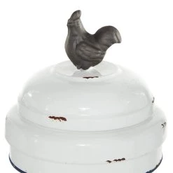 Best reviews of 😍 White Metal Farmhouse Decorative Jar Set by Ivory and Iris 🧨 -Cheap Ivory and Iris Store D365440S 5
