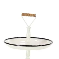 Outlet π 25" White Iron Farmhouse 3-Tier Tray Stand by Ivory and Iris π 7 Outlet π 25" White Iron Farmhouse 3-Tier Tray Stand by Ivory and Iris π -Cheap Ivory and Iris Store D365441S 3