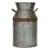 Promo 🤩 14" Gray Decorative Milk Can by Ivory and Iris 🎉