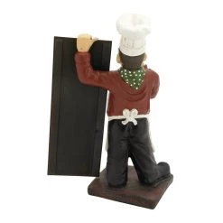 Brand new ⌛ 3ft. Multi Polystone Traditional Chef Chalkboard Sign by Ivory and Iris 🌟 -Cheap Ivory and Iris Store D365461S 3