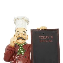 Brand new ⌛ 3ft. Multi Polystone Traditional Chef Chalkboard Sign by Ivory and Iris 🌟 -Cheap Ivory and Iris Store D365461S 4