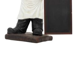 Brand new ⌛ 3ft. Multi Polystone Traditional Chef Chalkboard Sign by Ivory and Iris 🌟 -Cheap Ivory and Iris Store D365461S 5