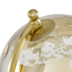 Buy 👏 15" Gold Aluminum Glam Globe by Ivory and Iris 🎉 -Cheap Ivory and Iris Store D365462S 3