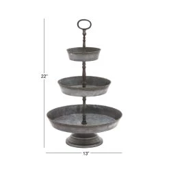 Coupon π₯ 22" Gray Iron Farmhouse 3 Tier Tray Stand by Ivory and Iris π 8 Coupon π₯ 22" Gray Iron Farmhouse 3 Tier Tray Stand by Ivory and Iris π -Cheap Ivory and Iris Store D365469S 5
