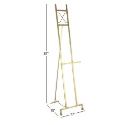 Flash Sale 🤩 57'' Brown Iron Modern Easel by Ivory and Iris 😀 -Cheap Ivory and Iris Store D365472S 7