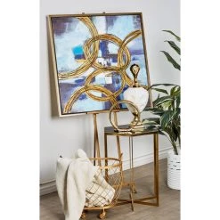 Flash Sale 🤩 57'' Brown Iron Modern Easel by Ivory and Iris 😀 -Cheap Ivory and Iris Store D365472S 8