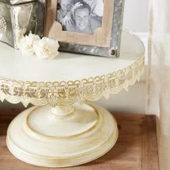 Best Pirce π€© 16" White Iron Farmhouse Cake Stand by Ivory and Iris π 9 Best Pirce π€© 16" White Iron Farmhouse Cake Stand by Ivory and Iris π -Cheap Ivory and Iris Store D365479S 3