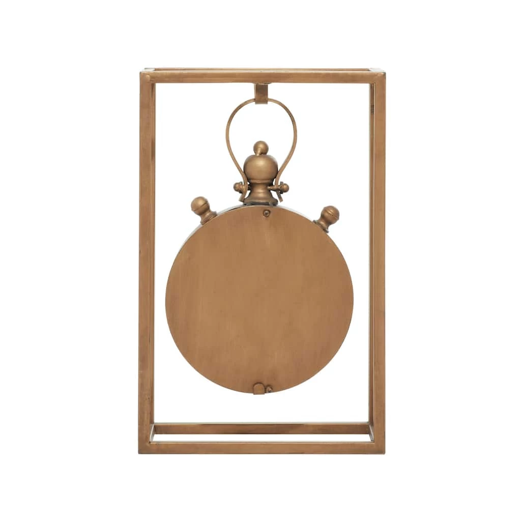 Brand new π₯ 13" Bronze Metal Vintage Clock by Ivory and Iris 𧨠6 Brand new π₯ 13" Bronze Metal Vintage Clock by Ivory and Iris 𧨠- Image 6